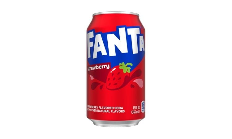 Fanta Strawberry.